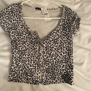 cheetah zelly top (brandy)BRAND NEW